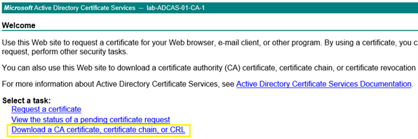 Download CA Certificate